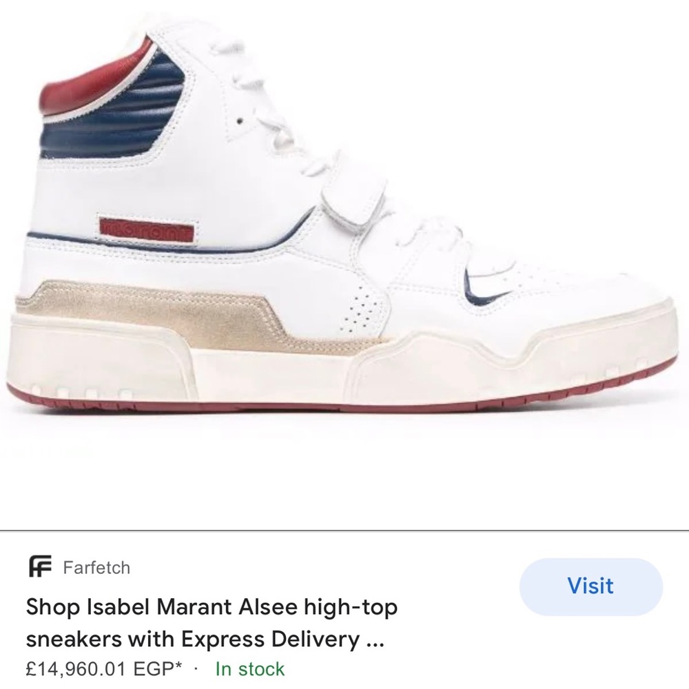 Isabel Marant High Top Mens AlseeH Sneaker 2021 - Picture 4 of 9